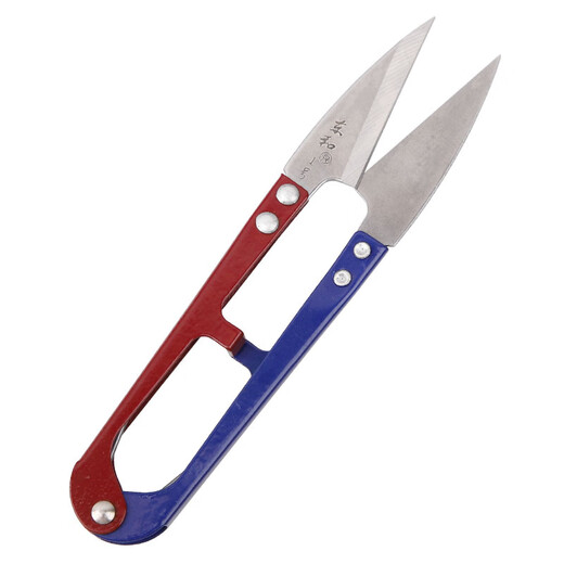 Taishilon large Donghe No. 1 spring yarn scissors U-shaped tailor's thread scissors large yarn scissors large yarn scissors 12 pieces a piece random colors