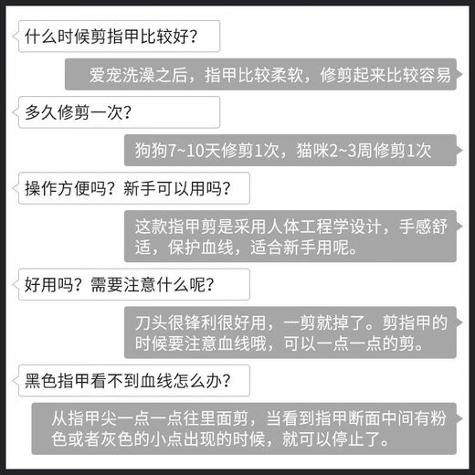 Captain Ban, suitable for novices, pet nail scissors, cat and dog grooming tools and supplies, with file, large sky blue - free file