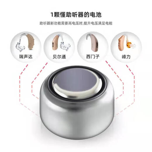 至力电池音悦助听器电池 a312a13a10a675原装西门子适用瑞声达 【双倍电量】德国亿启听A10 30粒+送收纳盒