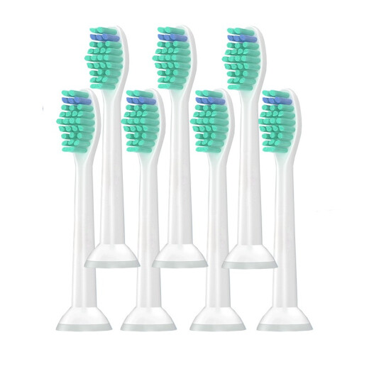 狄拉克 适配飞利浦牙刷头HX6250替换刷头HX3226 6630 6013 6100 3260a 标准清洁型【6支装】
