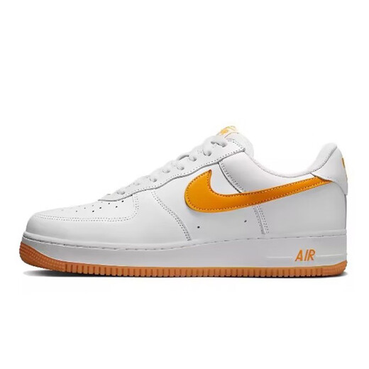 Nike (Nike) Nike (Nike) Luftwaffe 1 AF 1 Luftwaffe Nr. 1 Anti-Rutsch-Verschleiß resistente Männer mit geringer Gruppen-Gelegenheitsbrett weiß und gelb FD7039-100 41