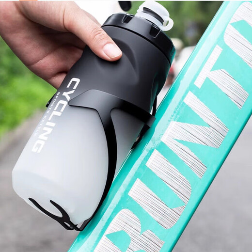 Raft core bicycle water bottle holder water bottle bag mountain bike road bike water cup universal electric riding support fixed equipment punch-free conversion seat + blue-purple water bottle holder