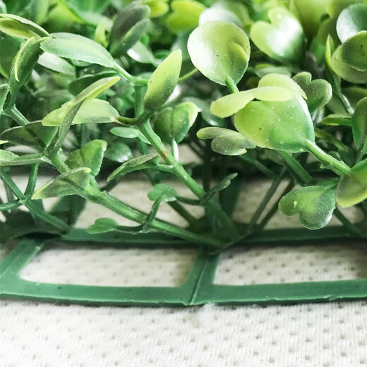 Win the show, simulated plant wall, green plant wall background wall, green simulated plant mall advertising door head artificial decoration, encrypted Milan grass 40*60CM piece