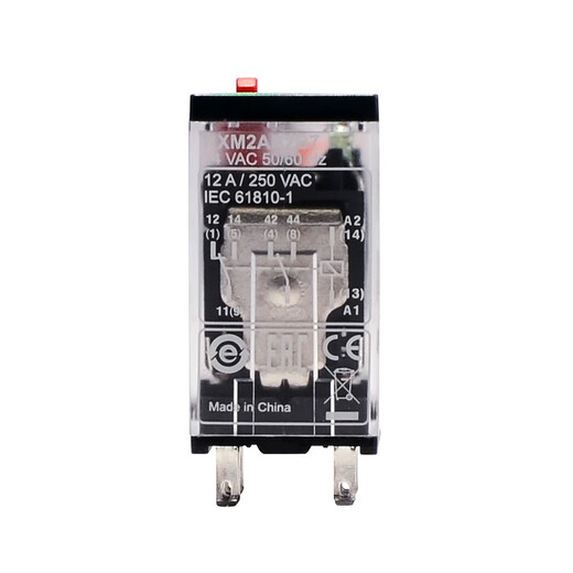 Schneider intermediate relay RXM2AB2B7 two open and two closed 8 pins 12A AC24V small with indicator light middle
