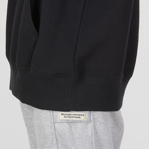 
Adidas Sweatshirt Men's 2024 Spring and Autumn New Sportswear Knitted Hooded Top Pullover IC9759 IC9758 Black M