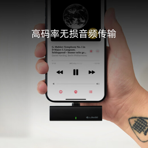 Lotoo LTTP high-definition lossless HiFi wireless audio transmitter chrysanthemum Taiwan big moju second generation universal black