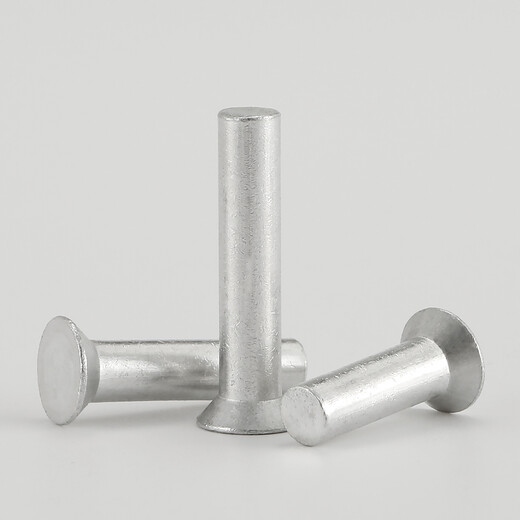 
Jianwei countersunk rivet M2M2.5M3-M8 flat cone head solid aluminum rivet GB689 flat hat hand-knock flat head rivet traffic sign sign nail 6*30 (10 pills)