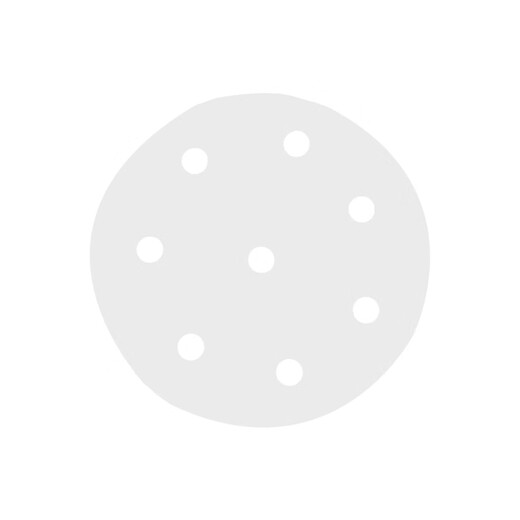 Faxilon steamer paper 9cm disposable non-stick silicone paper baking tool bag snack paper round porous 500 sheets