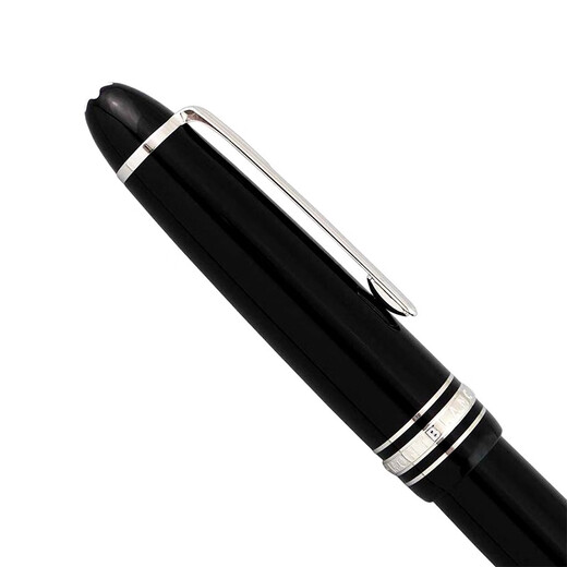 Montblanc (MONTBLANC) Meisterstück gold pen fountain pen 146/149 calligraphy practice gold business gift for parents 146 black rod white clip 14K gold tip F