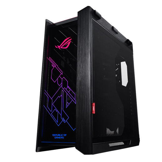 ROG ASUS ROG GX601 Helios full tower supports EATX9900k multi-graphics card assembly host water-cooled cooling computer desktop chassis Shengguang synchronization