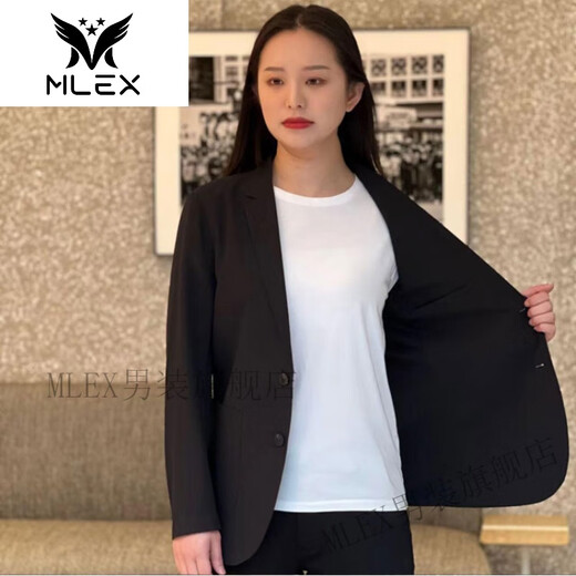 MLEX Changfu Швейная фабрика Костюм Весенняя новая куртка Мужская приталенная куртка Модная мужская темно-серая XL Рекомендуется 140-155Jin Jin равна 0,5 кг