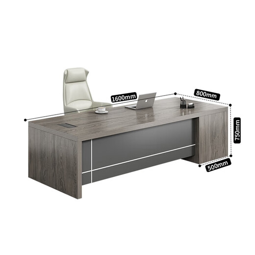 Linlan Boss Desk Supervisor Desk Office Furniture Desk President Desk Manager Desk 1.6m*0.8m Not including chair