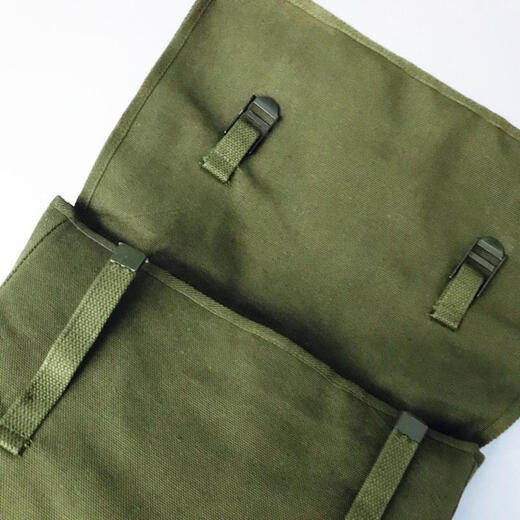 RAFT CORE 80S Green Military Green Authentic Vintage Canvas Sac Military Fan Sac Sac suspendu Sac Red Army Sac à la population A 2005 (3521)