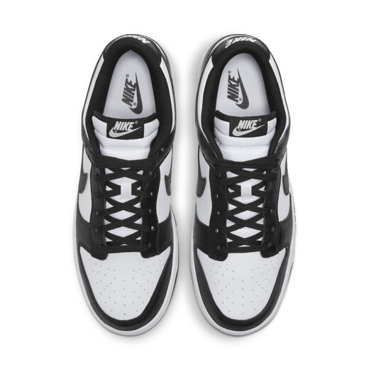 Nike (NIKE) official DUNK LOW men's sneakers retro sling shoes low top panda color matching DD1391 100 white/black/white 42.5