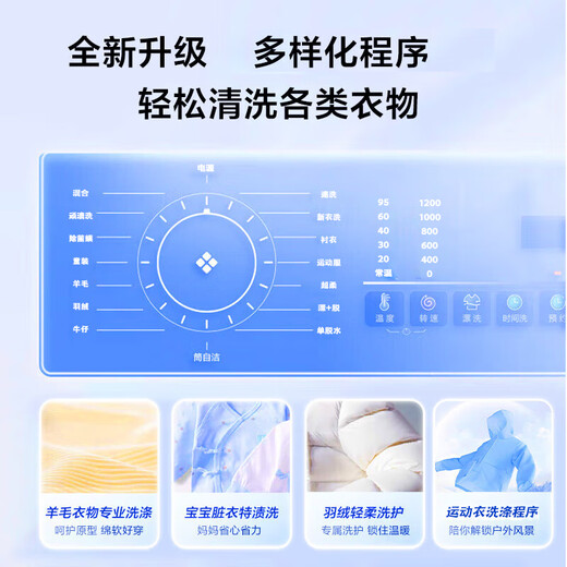 Haier Drum Waschmaschine 8 Kilogramm Jin [Jin ist gleich 0,5 kg] Ultradünner Haushalt Vollautomatischer Waschmaschinen Großrohrdurchmesser Elution Machine Pasteurisierungs Aromatherapie Wasch- und Schutz Doppelsprüh
