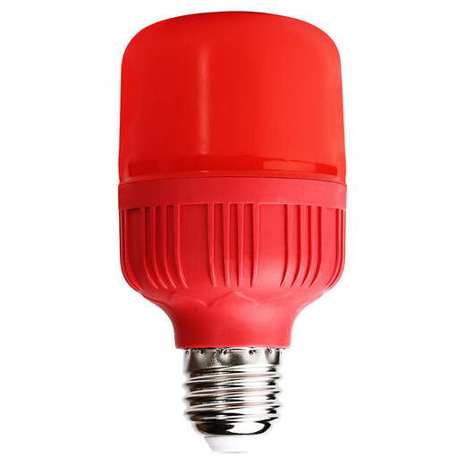 Guan'an LED red lantern light bulb energy-saving super bright E27 screw bulb light red color light bulb shipped from Beijing warehouse 10w