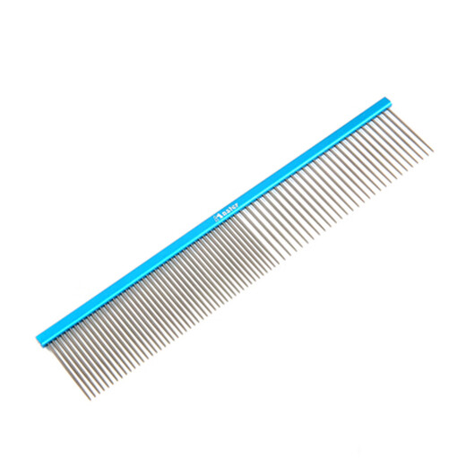 MASTER LEEmaster comb M9 M5 pet golden retriever Teddy dog and cat grooming comb m9 red (handle 19cm, needle 2.8m)