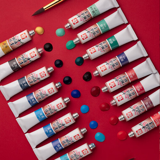 Sakura (SAKURA) Chinese painting paint 12-color set