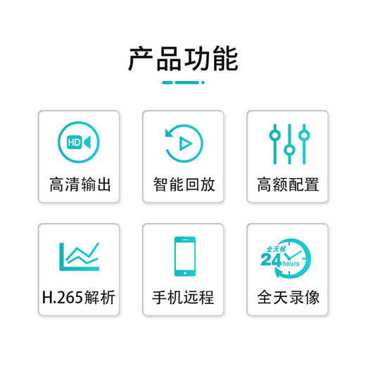 Hikvision Festplatten-Recorder-Überwachung Host NVR8 Hochdefinitionsnetzwerk Single Disk unterstütz