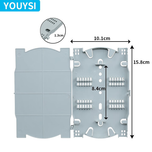 YOUYSI Fiber Optic Terminal Box Wiring Disk Fiber Optic Box 4-core fiber melting disc Fusion disc Fusion disc Fusion disc Terminal Box [No. 3] Green Direct Fuse Disk
