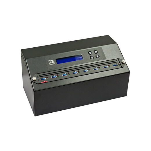 UReach佑华UB-B3908S1高速USB3.2移动硬盘U盘拷贝机批量快速拷贝复制克隆系统配SATA/M.2/NVME固态SSD UB-B3948S1/1拖47 USB3.2拷贝机