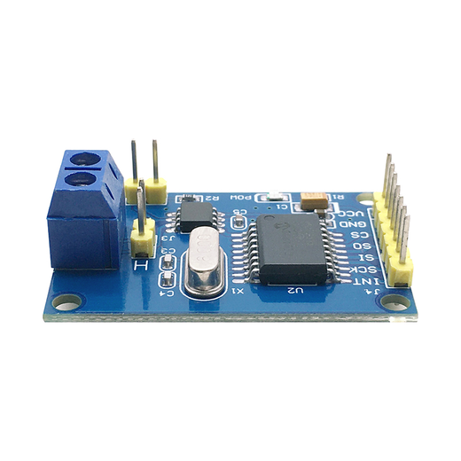 丢石头 MCP2515 CAN总线模块 TJA1050接收器 51单片机 SPI接口 MCP2515 CAN总线模块 1盒