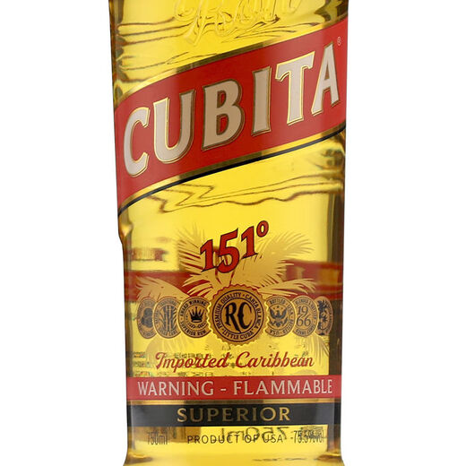 
Gubeta CUBITA Gubeta rum High spirits Cocktail wine base wine Imported foreign wine Gubeta 151 rum
