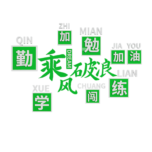 Maoyu Corporate Culture Office Wall Decoration Company Meeting Hintergrund Umgebungsdekoration Inspirierender Slogan Aufkleber High-End-Sinn 3523 Reiten des Wind- und Wellen-Dark-Grüns + Weiß groß