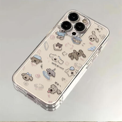 桐汝壁适用苹果15promax手机壳泡泡玛特手机套苹果16手机壳casetify手机 透明软壳JKTKKYX693玩耍小 iPhone13