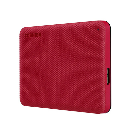 东芝（TOSHIBA）1TB 移动硬盘机械 V10系列 USB 3.2 Gen 1 2.5英寸 酒红 兼容Mac 高速传输 密码保护 轻松备份