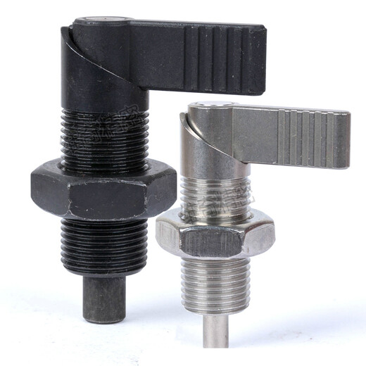 Renjuyi PXVBK16 / 20 M10 Pluque de bouton Pinceur élastique L-Type Indexation Pin Spring Position Pin Sécurité Pulpe Pin Broche M12158B Acier inoxydable
