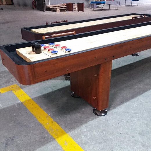 Yuanxingkong solid wood sand ball table standard sand ball table pitching table home fitness equipment table throwing luxury sand ball table 12 feet 3.6 meters luxury model complete set - walnut color