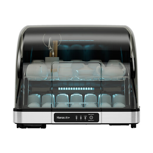 Hanze Hanze tea cup tea set disinfection cabinet household small desktop tea cup disinfection storage cabinet office desktop disinfection tea cup cabinet kung fu tea cup disinfection and drying one star 50L large capacity (UV sterilization + heat drying + deodorization)