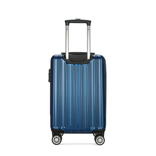 Maleta diplomática, maleta de moda, maleta de embarque para hombres, maleta con contraseña para estudiantes, maleta con ruedas, serie TC-692 para mujeres, cremallera azul, 24 pulgadas, adecuada para distancias cortas y medias, se requiere equipaje facturado