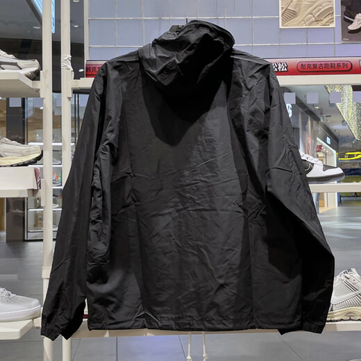 耐克（NIKE）卫衣男装春秋季新款运动服梭织透气半拉链男士套头衫FN3893-043 FN3893-010黑色 XL