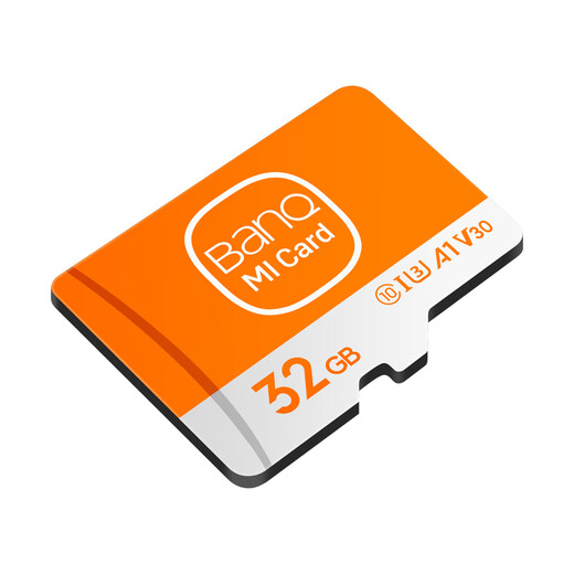 banq 32GB TF（MicroSD）存储卡 A1 U3 V30 4K 适用于小米监控摄像头专用卡&行车记录仪内存卡 高速