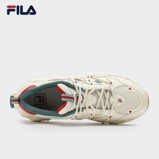 
FILA official men's shoes, cat claw shoes, 6 generation couple dad shoes 2025 spring new lightweight and comfortable casual sneakers [men] cloud white-CC 42
