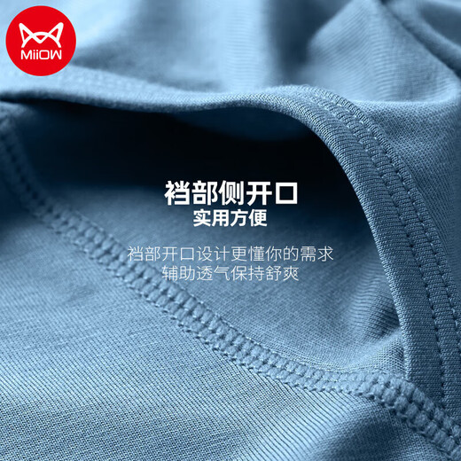 Catman sports underwear men's anti-wear leg lengthened running fitness tight training quick-drying breathable five-point pants 2 pairs 3XL