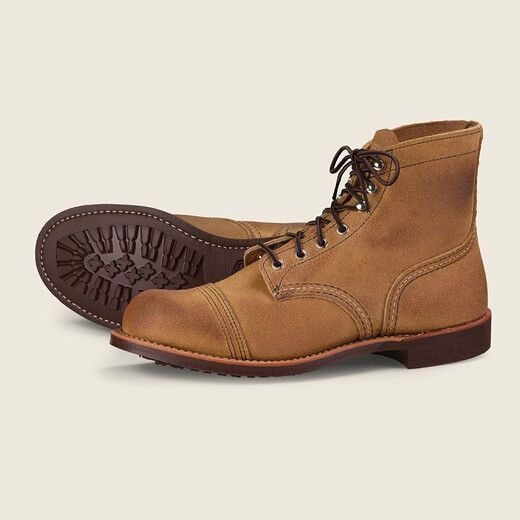 Red Wing Heritage Herrenstiefel und Arbeitsstiefel American Production Iron Ranger Outdoor Outdoor -Freizeitstiefel Lederstiefel Martin Boots 8083 Hawthorne Brown Hawthorne 41.5/US8.5