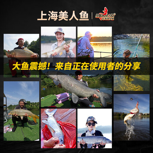 美人鱼斑点钓鱼线鲢鳙大物主线子线200米新品竞技尼龙线 3.0#（拉力6169g）可钓28斤内鱼 100米