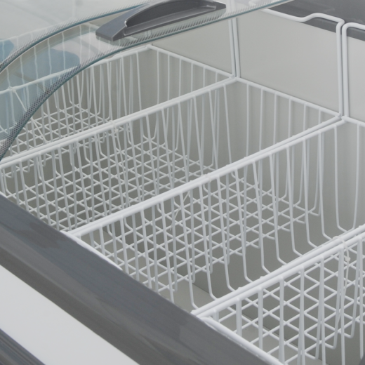 Suiling (SUILING) horizontal commercial large-capacity glass door display cabinet freezer ice cream cabinet refrigerated freezer supermarket combination cabinet SD/SC-768[2000*765*835mm]