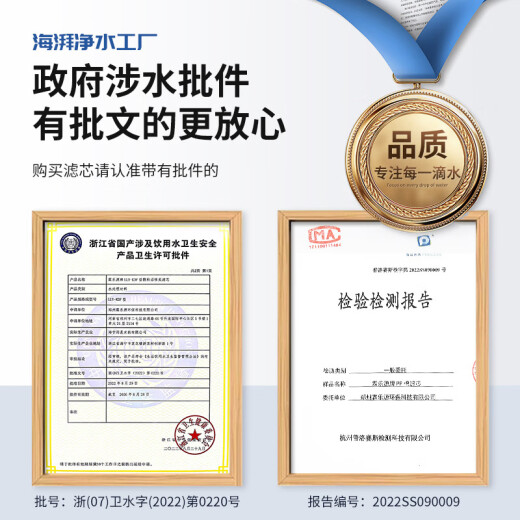Linleyuan ist für das US-amerikanische F1-Wasserreinerfilterelement General MRO201A-4/203/MRC1695/1592/1795A/B-Einzelpack geeignet: UF-Ultrafiltrationsmembranfilterelement