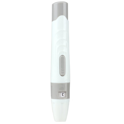 Pluma de recolección de sangre Huahong Pluma de recolección de sangre de glucosa en sangre para el hogar tipo HH-XIII-T (incluye 100 agujas de recolección de sangre Huahong de 28G)