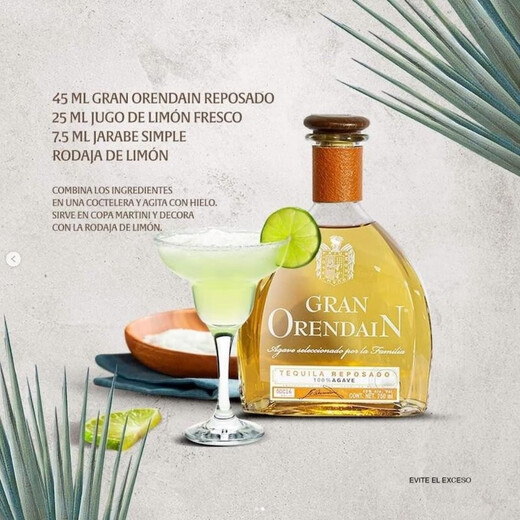Ou Shuai Mexiko importiert Tequila Glasflasche Wein Version Ausländische Weinbasis Weinkonvention Store Barbecue Set 100% Tequila -Kollekt