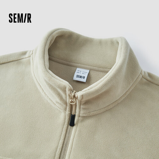 Semir Jacket Men's Winter Plush Jacket Couple Polar Fleece Liner Unisex Fashion Stand-up Collar Top 101724108205