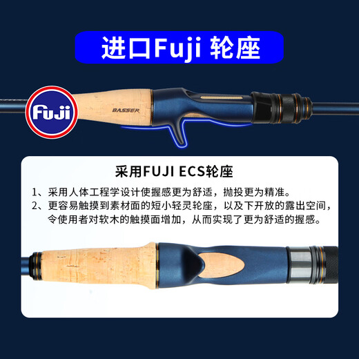 N S BlackHole Tao Po Lua caña de pescar de una sola sección competitiva pez mandarín caña de lubina ultraligera con alto contenido de carbono caña con mango de pistola caña de pescar profesional Xianglin recomienda 2,01 m C-671MH (caña de sección única con mango de pistola)