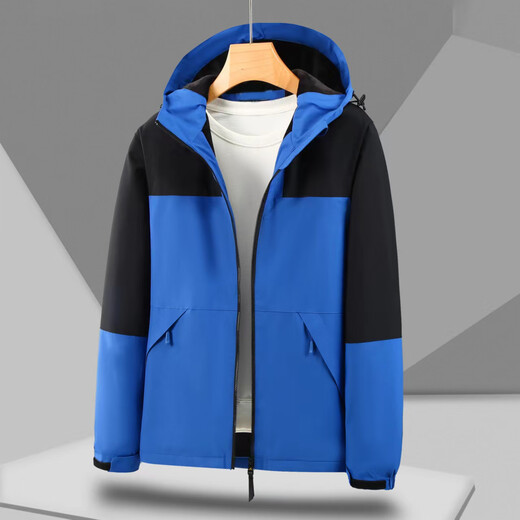 冲锋衣定制工作服印logo男女秋冬户外登山团体三合一加绒加厚外套 9901大牌同款一体加绒冲锋衣 XL