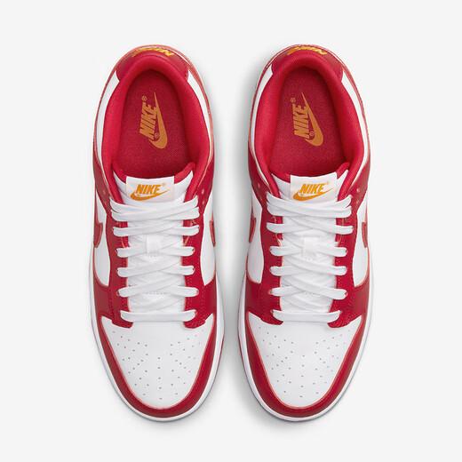 NIKE耐克Dunk Low Retro白红 男款 低帮轻便休闲板鞋 DD1391-602 40