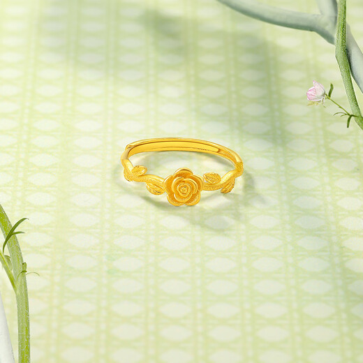 Saturday Fu 5G Craftsmanship Confession Rose Gold Ring Girls Birthday Gift Price A0113011 Live Mouth No. 14 Approximately 2.05g