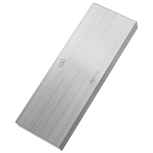 Three-quantity metric 32-112 piece block gauge standard block 0 level 1 set of caliper micrometer calibration block gauge block JD436 1 piece 0 level (1mm)